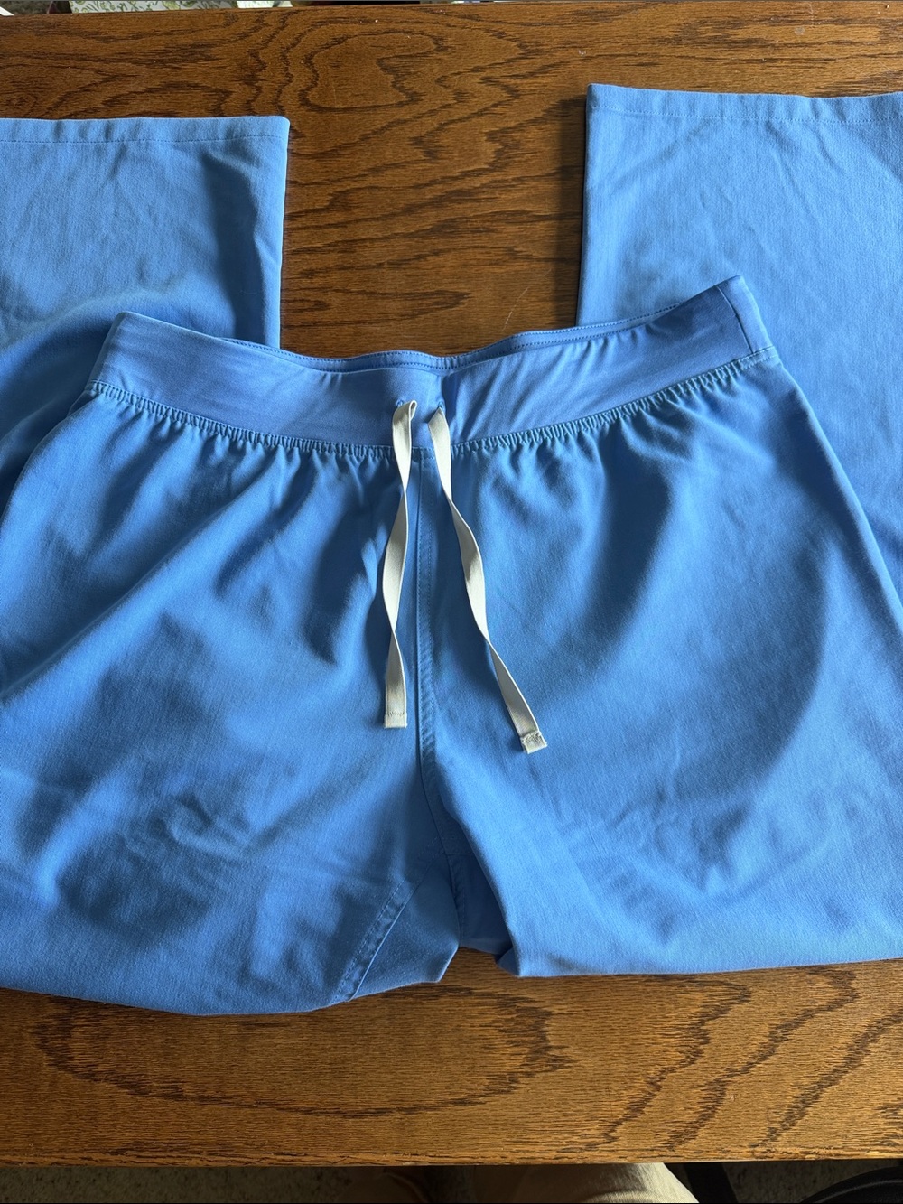 Figs Women's Sky Blue Drawstring scrubs